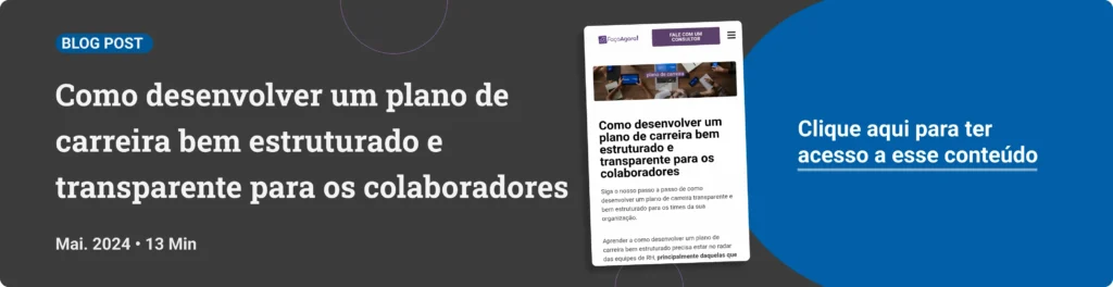 Capa para blogpost sobre como desenvolver um plano de carreira